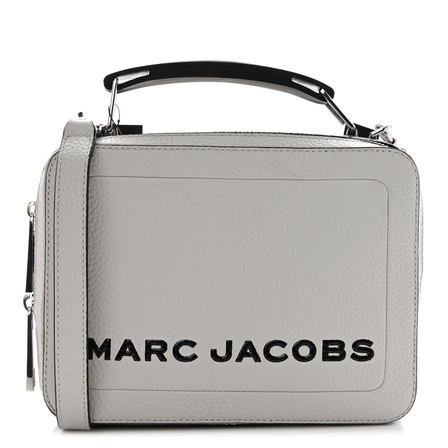 Calfskin The Box 23 Crossbody Grey