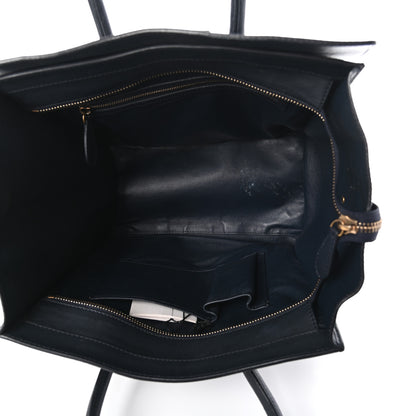 Celine Smooth Calfskin Mini Luggage Navy Blue 5 of 10