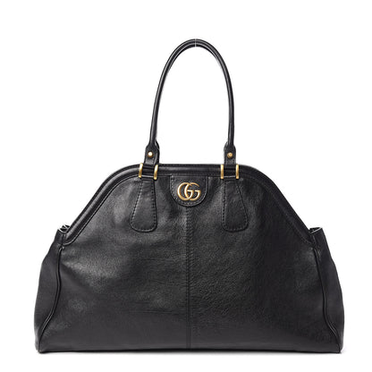 Gucci Calfskin Large Re(Belle) Top Handle Bag Black 1 of 10