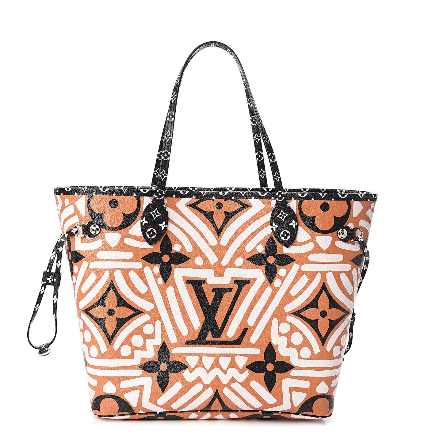 Monogram Giant Crafty Neverfull MM Creme Caramel