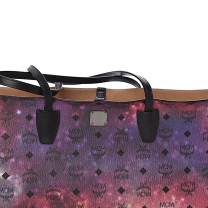 MCM Galaxy Visetos Medium Shopper Tote Multicolor 10 of 18
