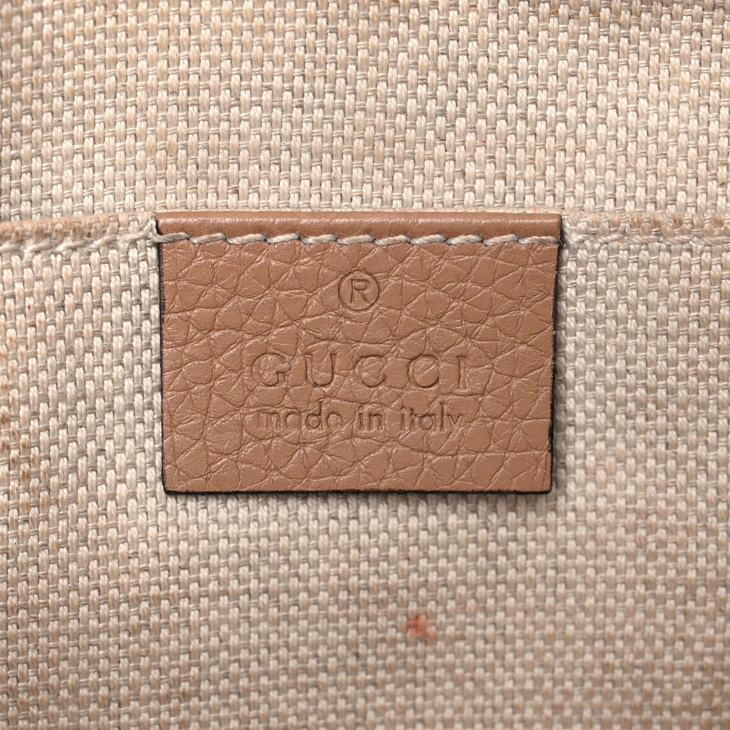 Pebbled Calfskin Small Soho Disco Bag Camelia
