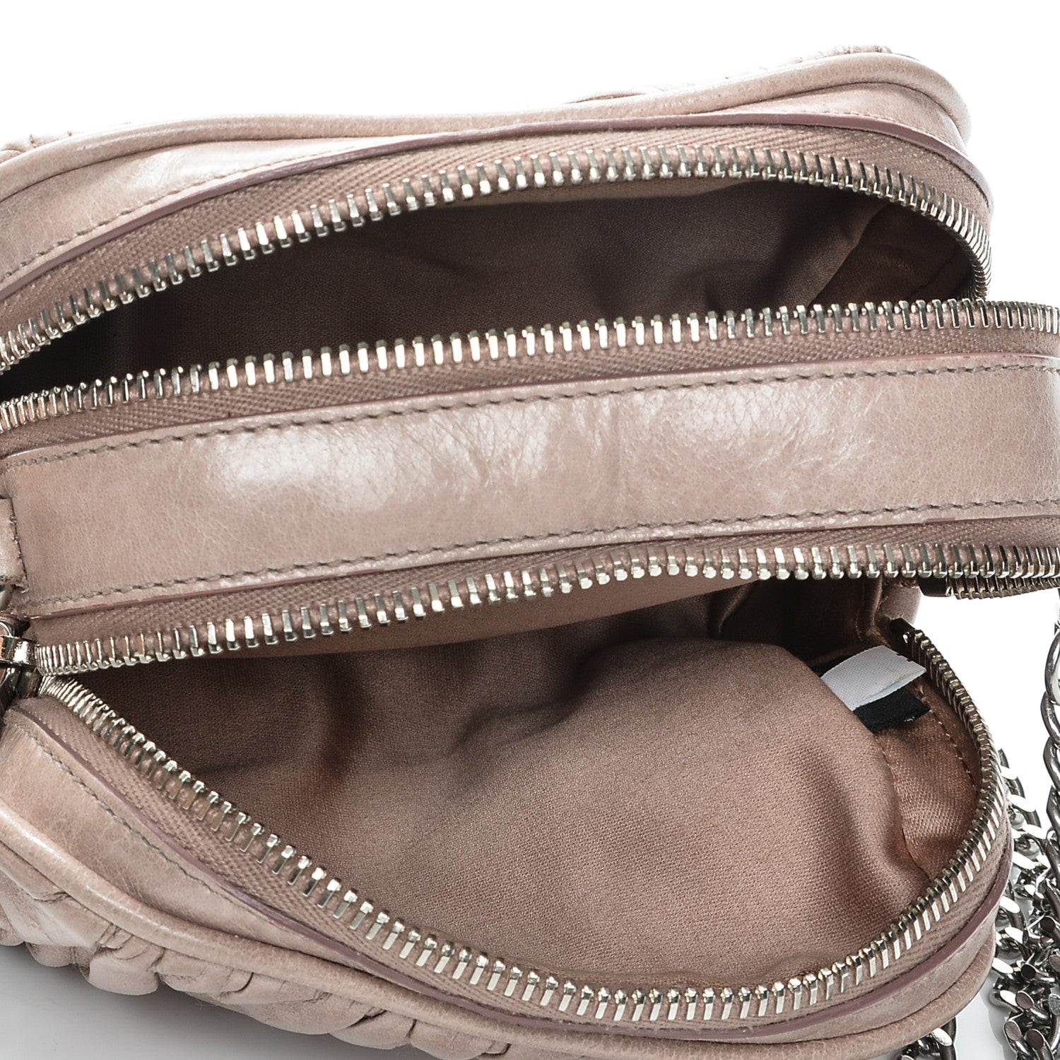 Miu Miu Nappa Matelasse Lux Camera Bag Mughetto 5 of 7