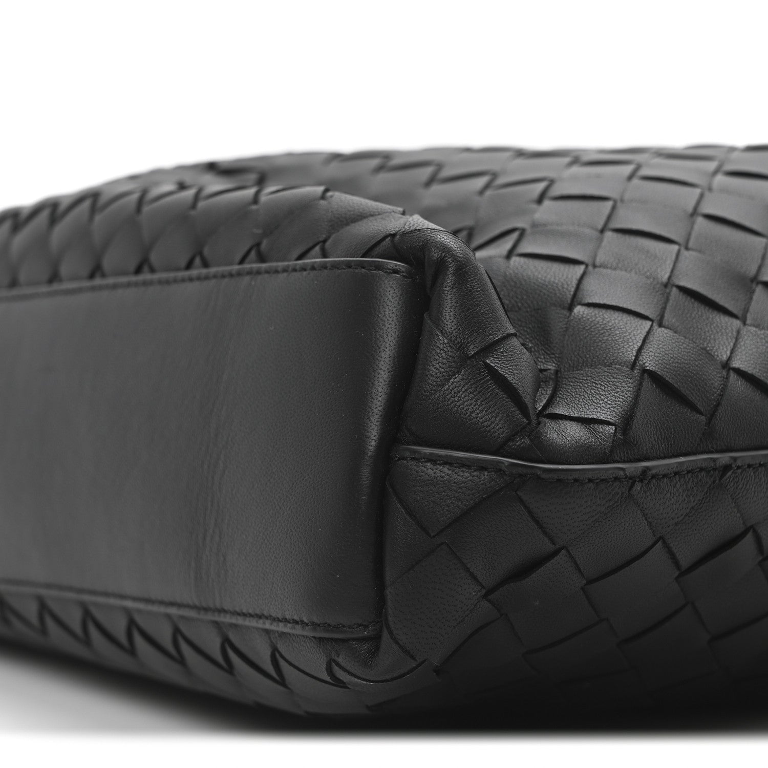 Bottega Veneta Nappa Intrecciato North South Tote Black 9 of 9