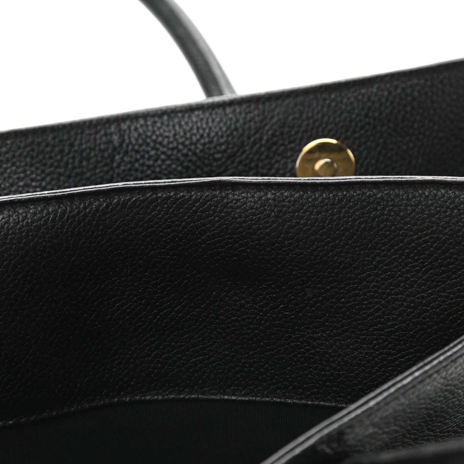 Chanel Calfskin Cerf Executive Shopper Tote Black 12 of 13