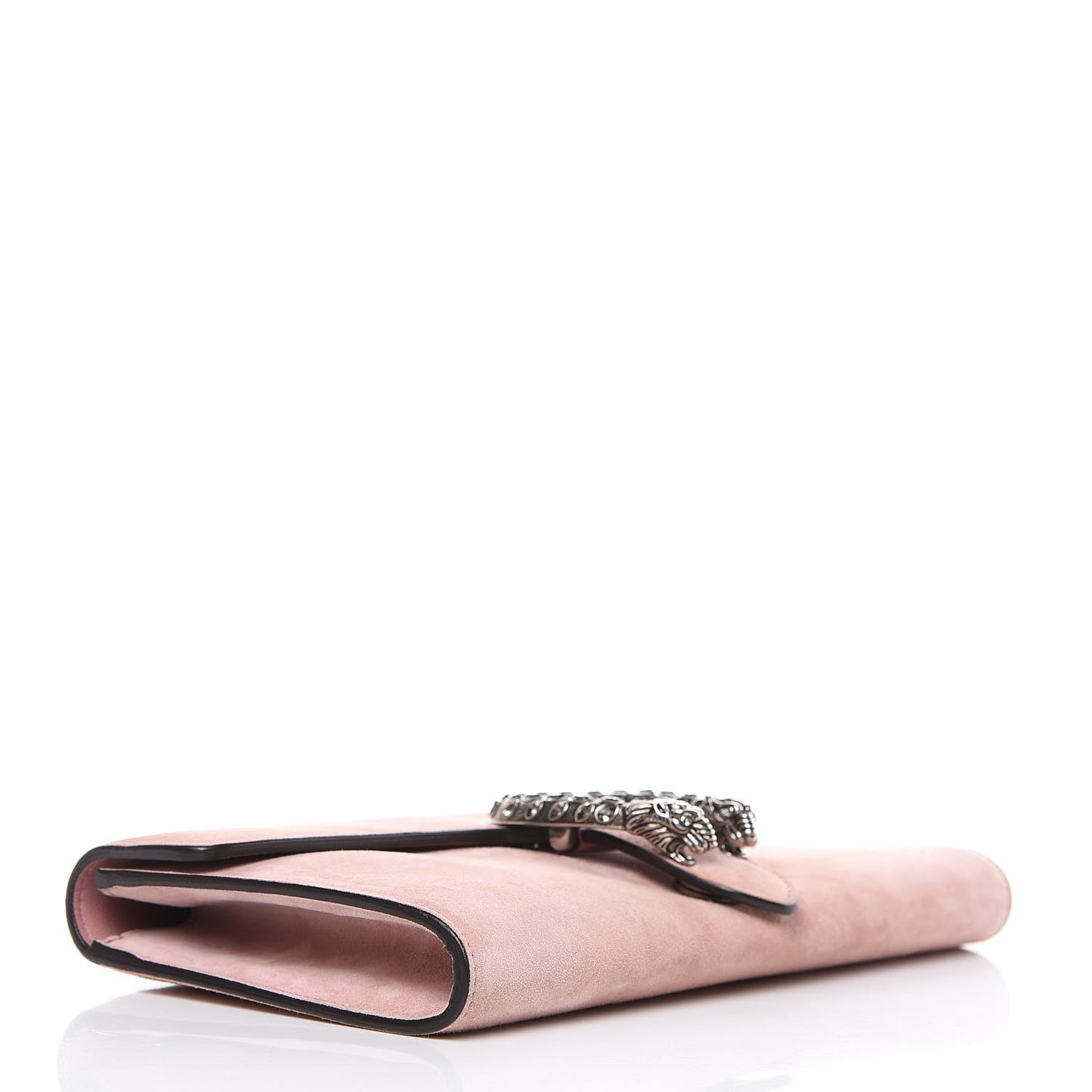 Suede Dionysus Clutch Blush