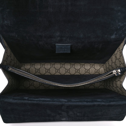 Gucci GG Supreme Monogram Medium Dionysus Shoulder Bag Black 5 of 13