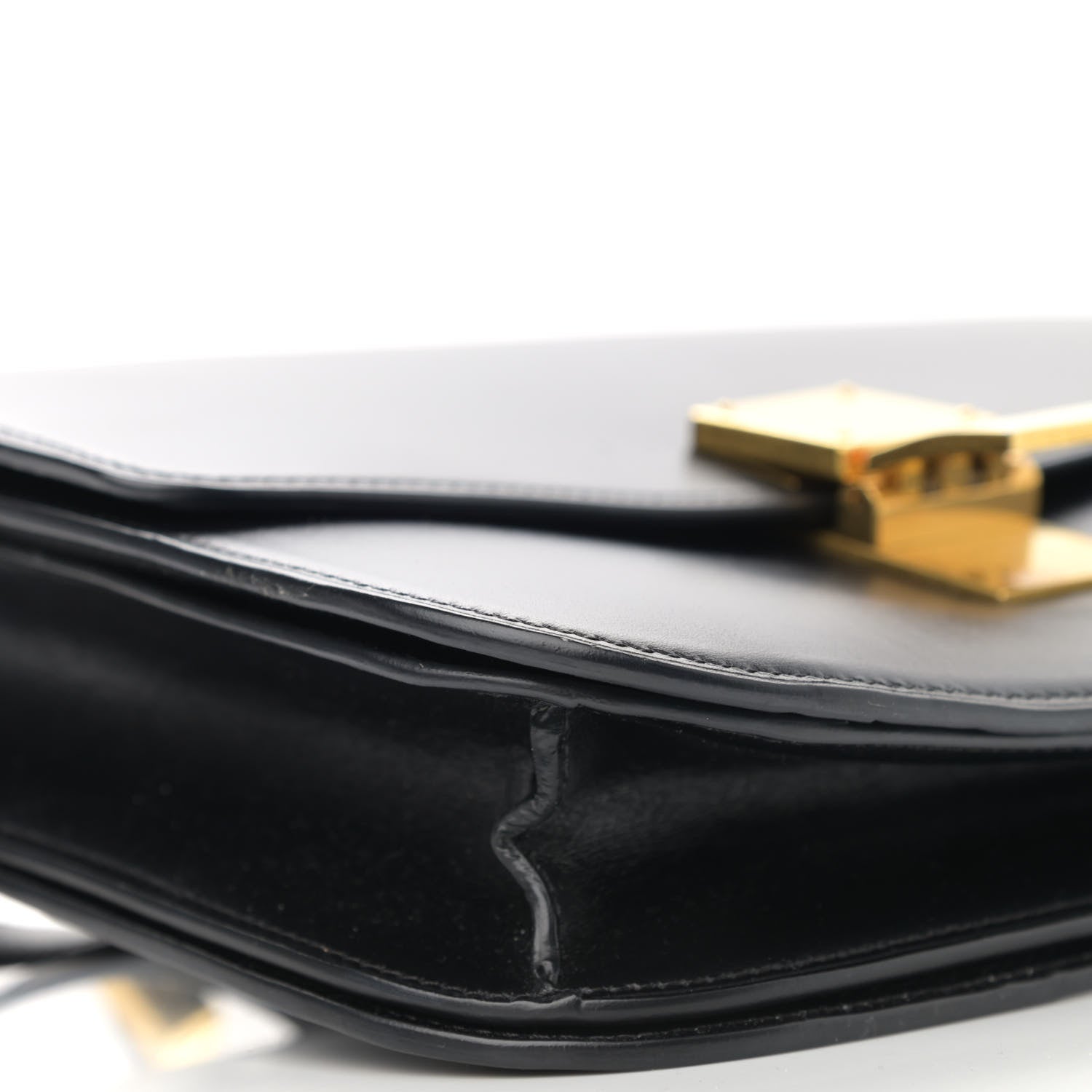 Celine Box Calfskin Medium Classic Box Flap Bag Black 9 of 12