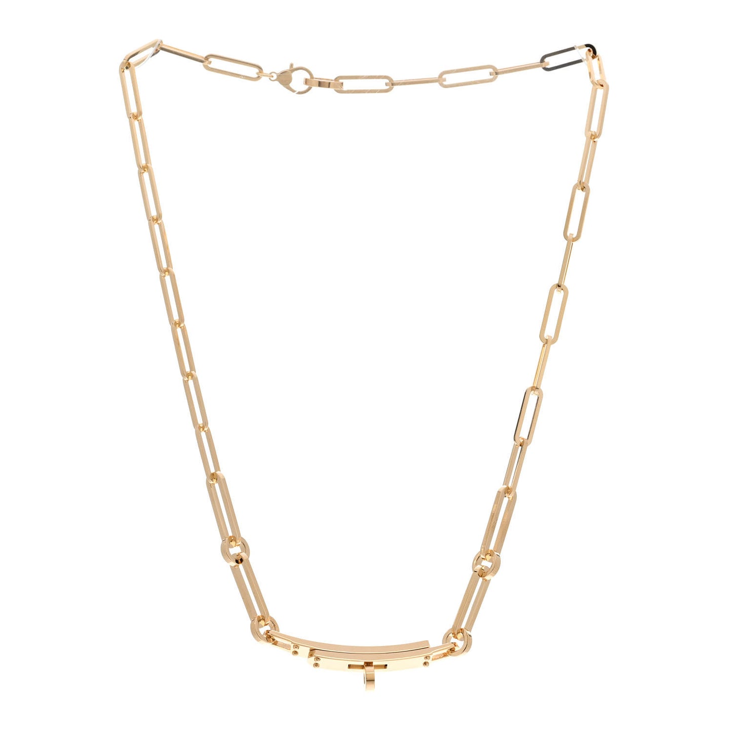 18K Yellow Gold Kelly Chaine Choker Necklace