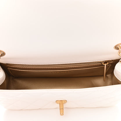 Chanel Lambskin Quilted Mini Rectangular Pearl Crush Flap White 5 of 11