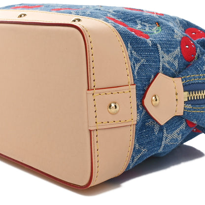 Louis Vuitton LV X TM Monogram Denim Cerises Cosmetic Pouch GM 9 of 9