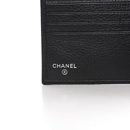 Chanel Goatskin Bi-Fold Wallet Black 5 of 7