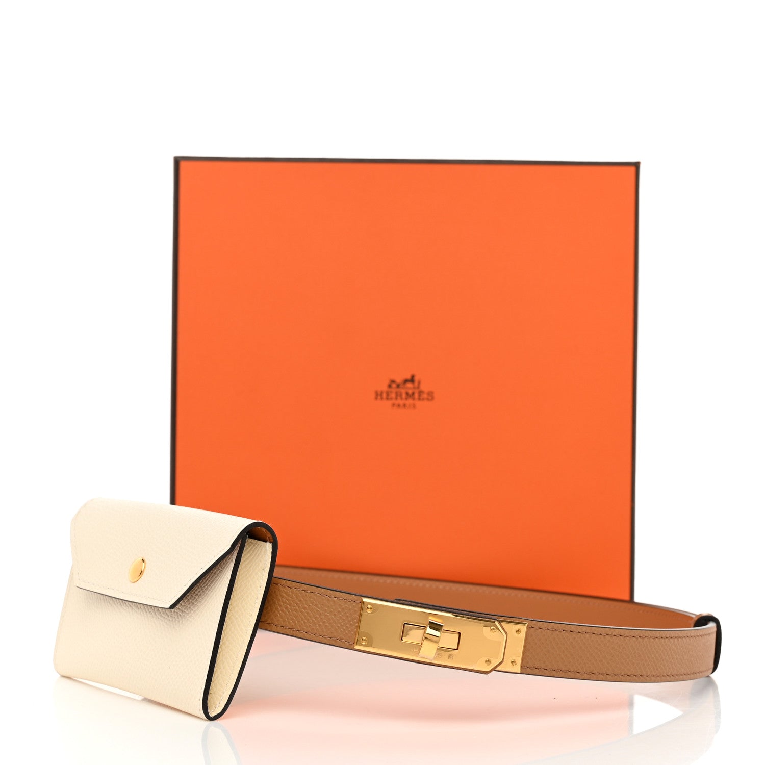 Hermes Epsom Kelly Pocket Belt Biscuit Nata 7 of 7