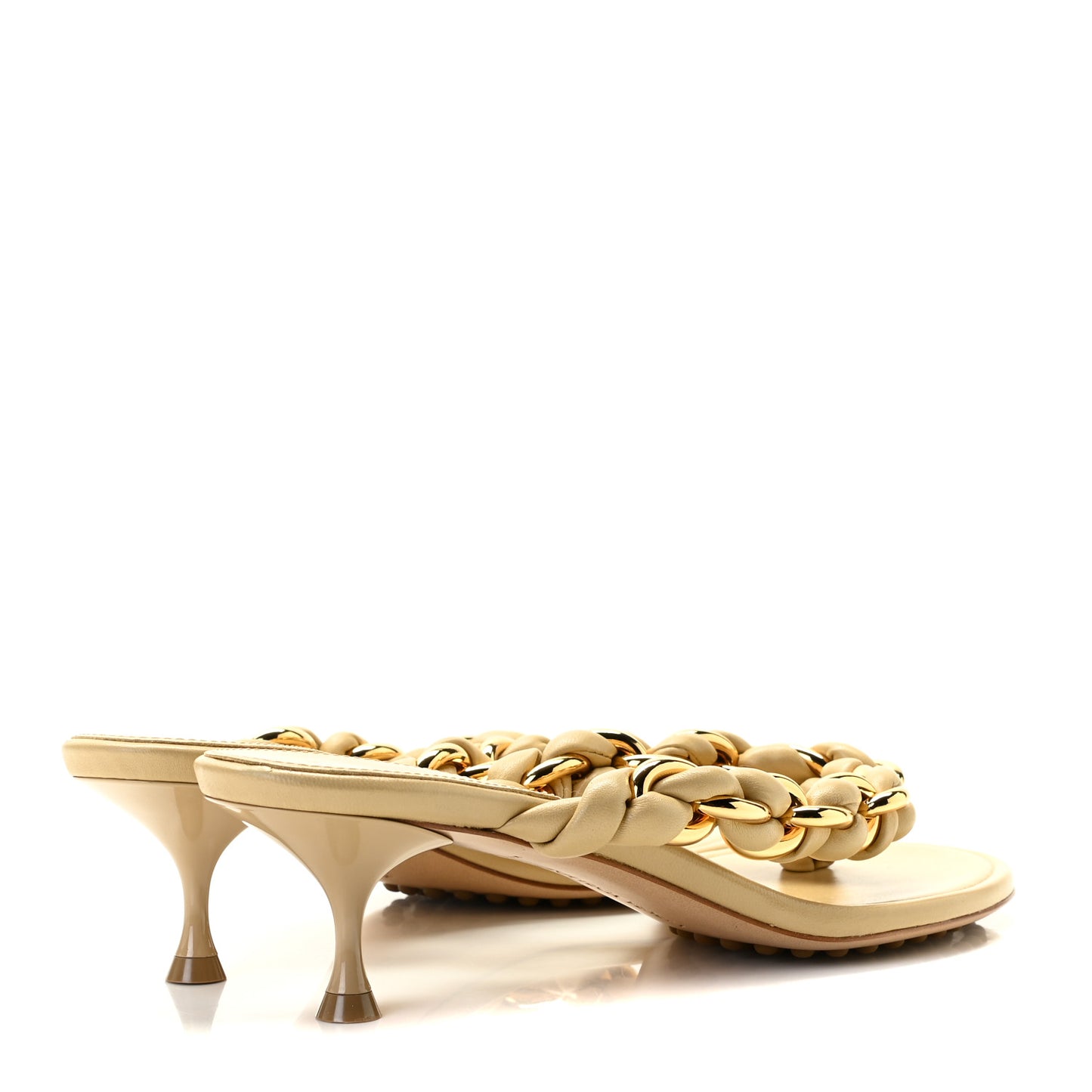 Nappa Dot Sandals 39 Cane Sugar