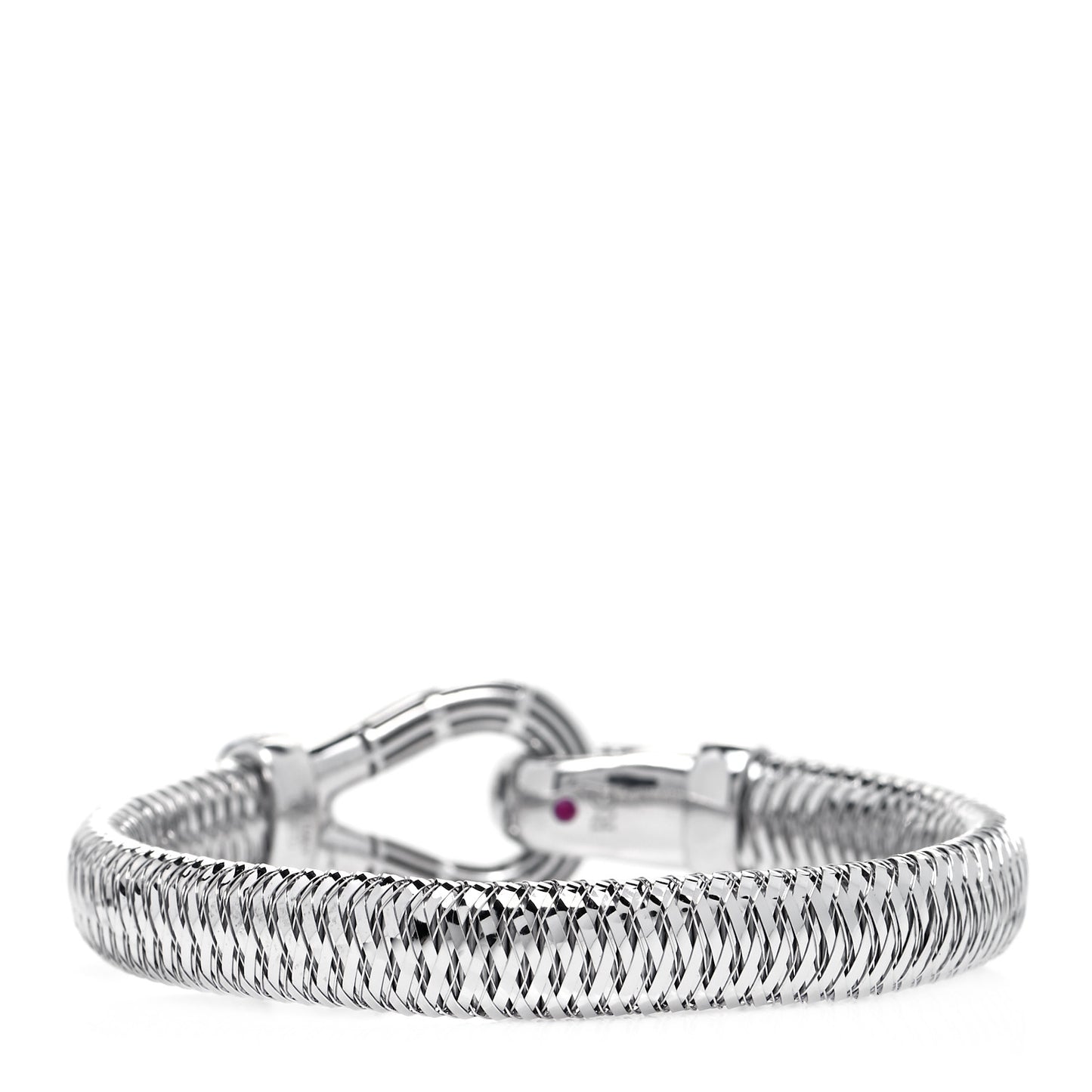18K White Gold Diamond Primavera Buckle Bracelet