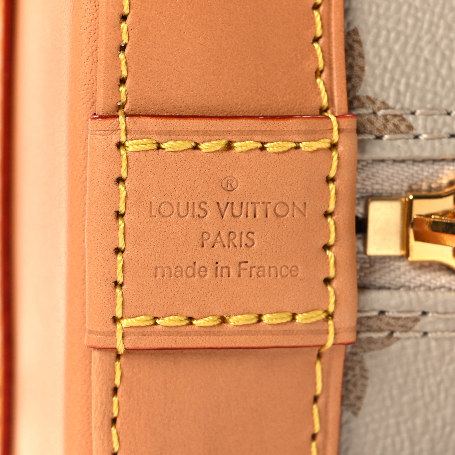 Louis Vuitton Monopaname Alma BB Beige Ocher 6 of 10