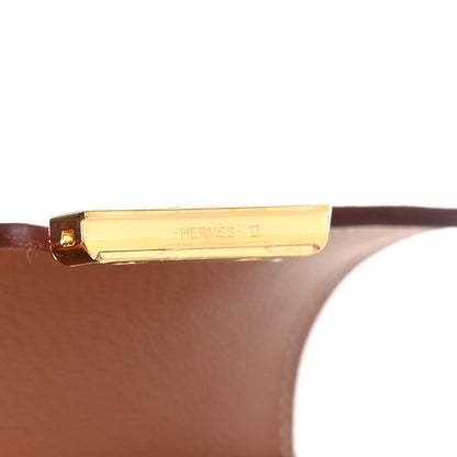 Hermes Evercolor Bi-Color Constance Slim Wallet Gold Lime 10 of 12