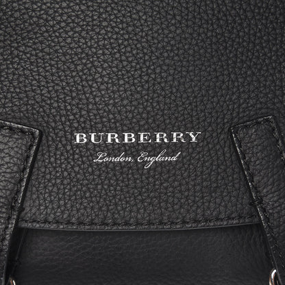 Burberry Soft Grain Calfskin Baby Bridle Saddle Bag Black 9 of 11