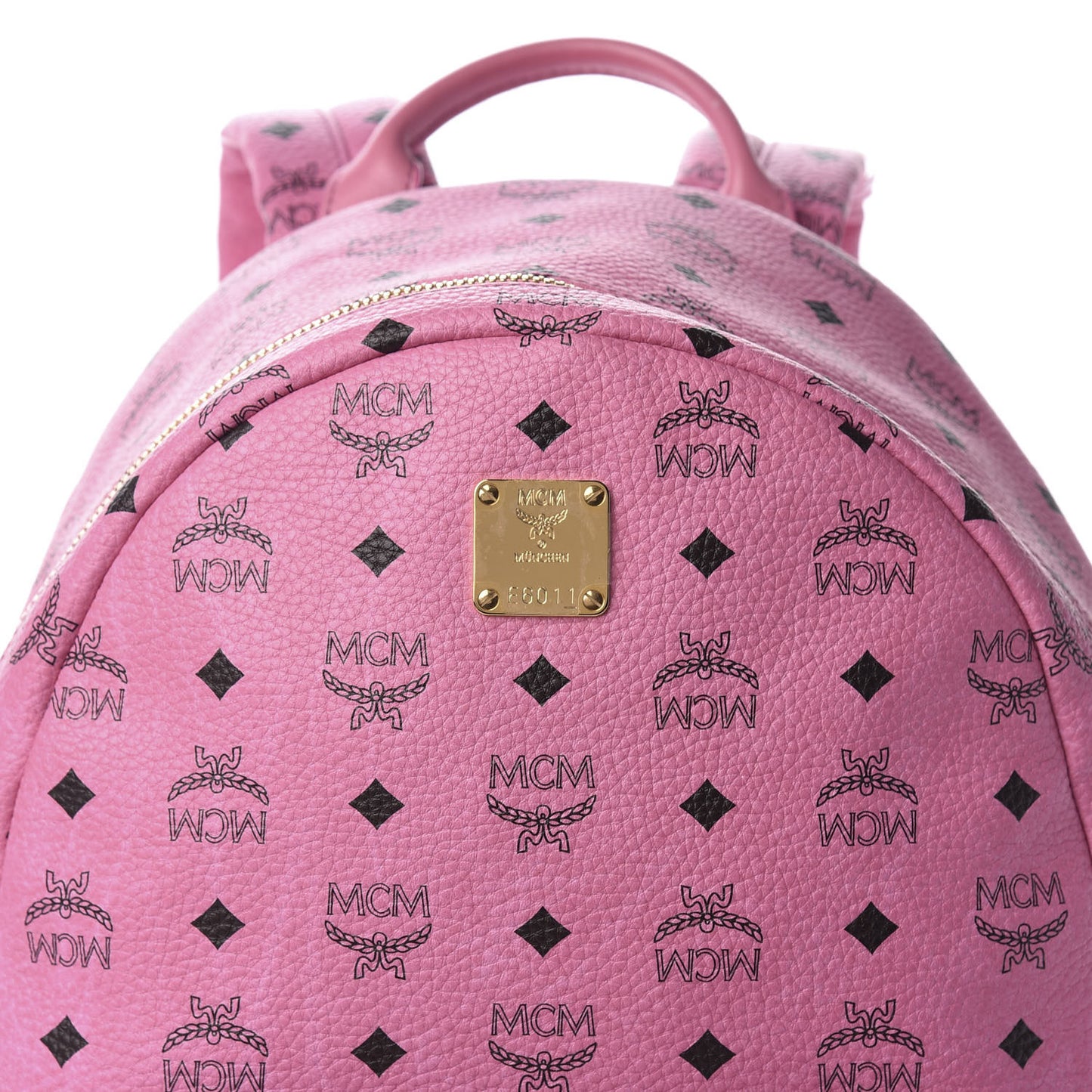 Visetos Medium Side Studs Stark Backpack Pink