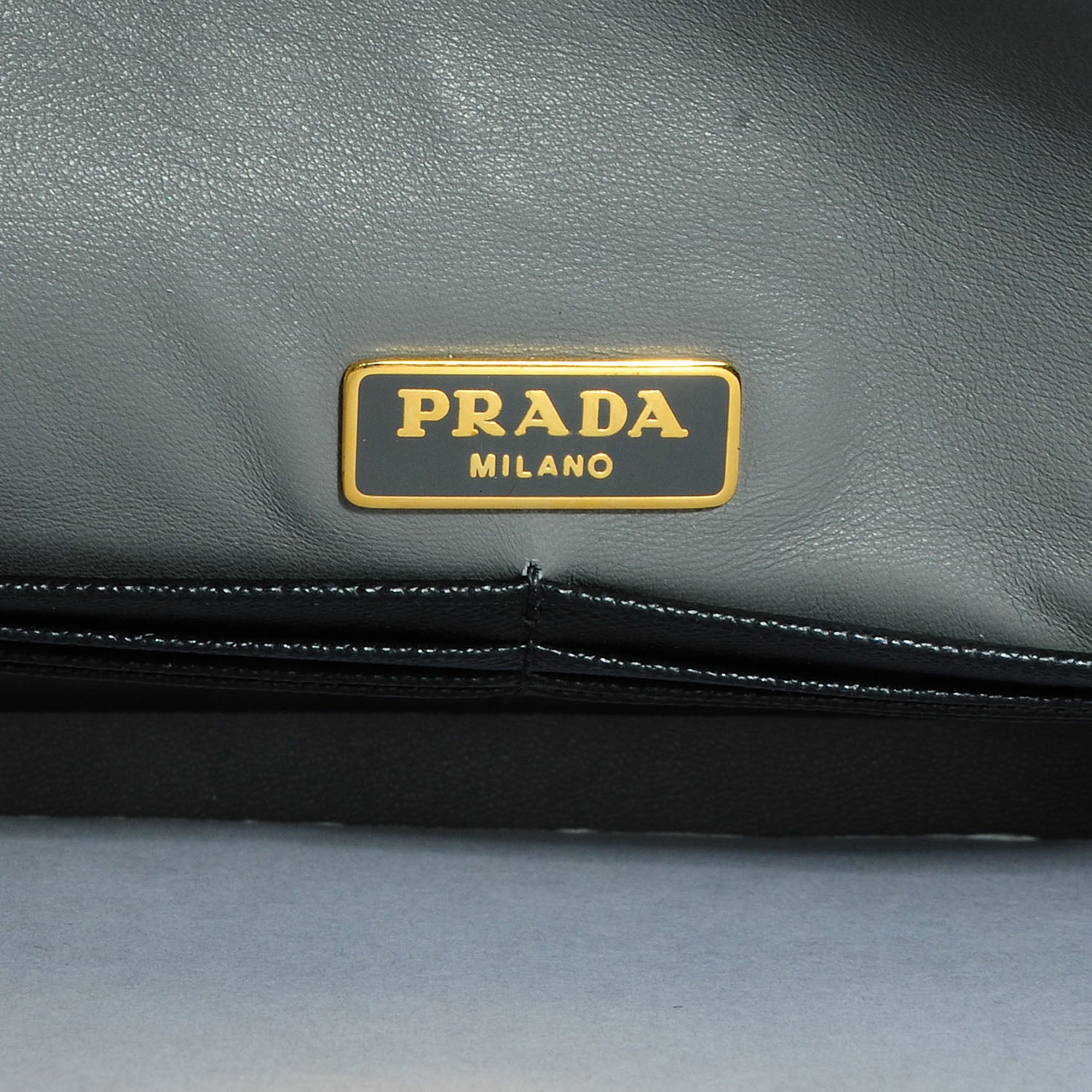 Prada Saffiano Sound Clutch Nero Black 6 of 9