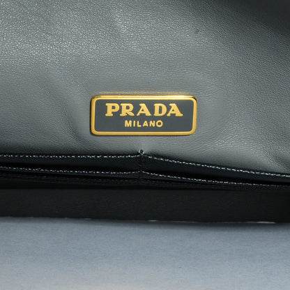 Prada Saffiano Sound Clutch Nero Black 6 of 9