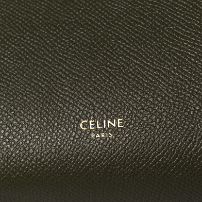Celine Grained Calfskin Micro Belt Bag Dark Olive 5 of 8