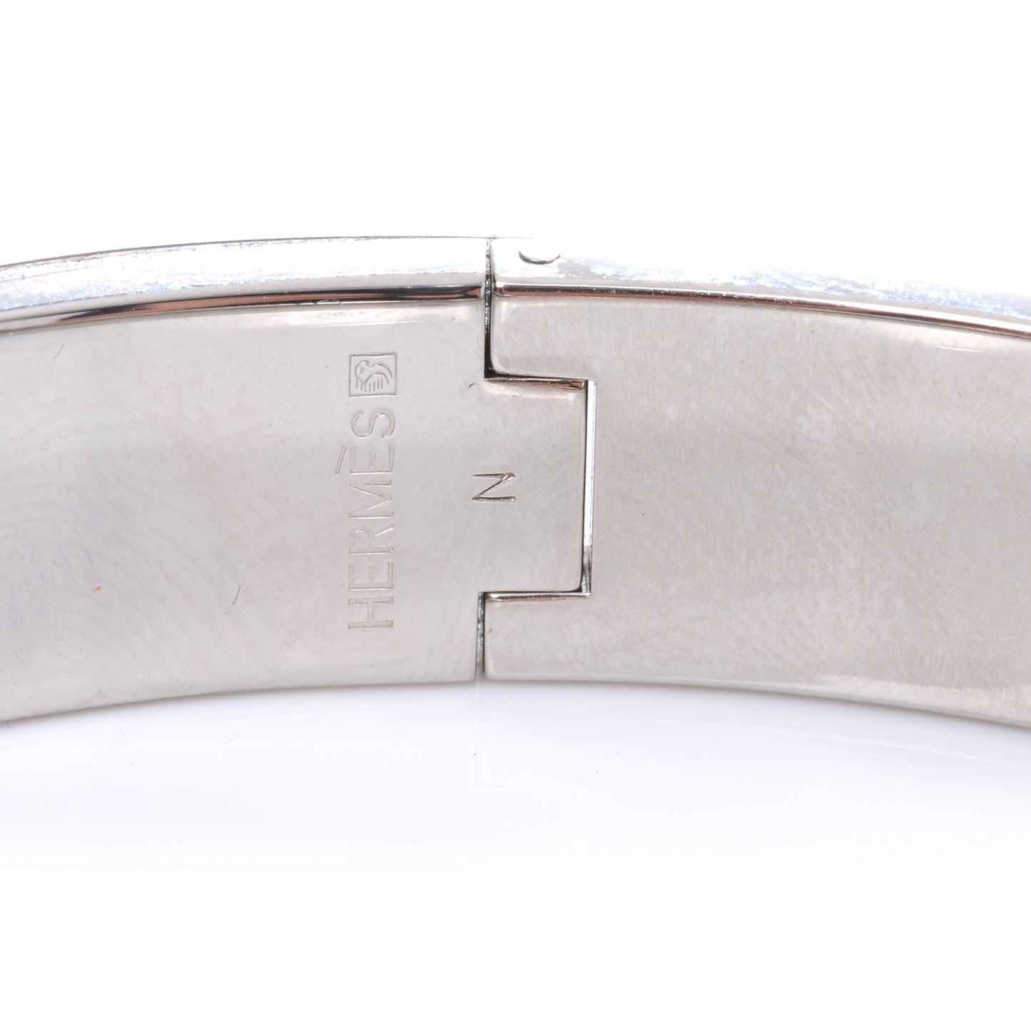 Narrow Enamel Clic Clac H Bracelet PM Chartreuse