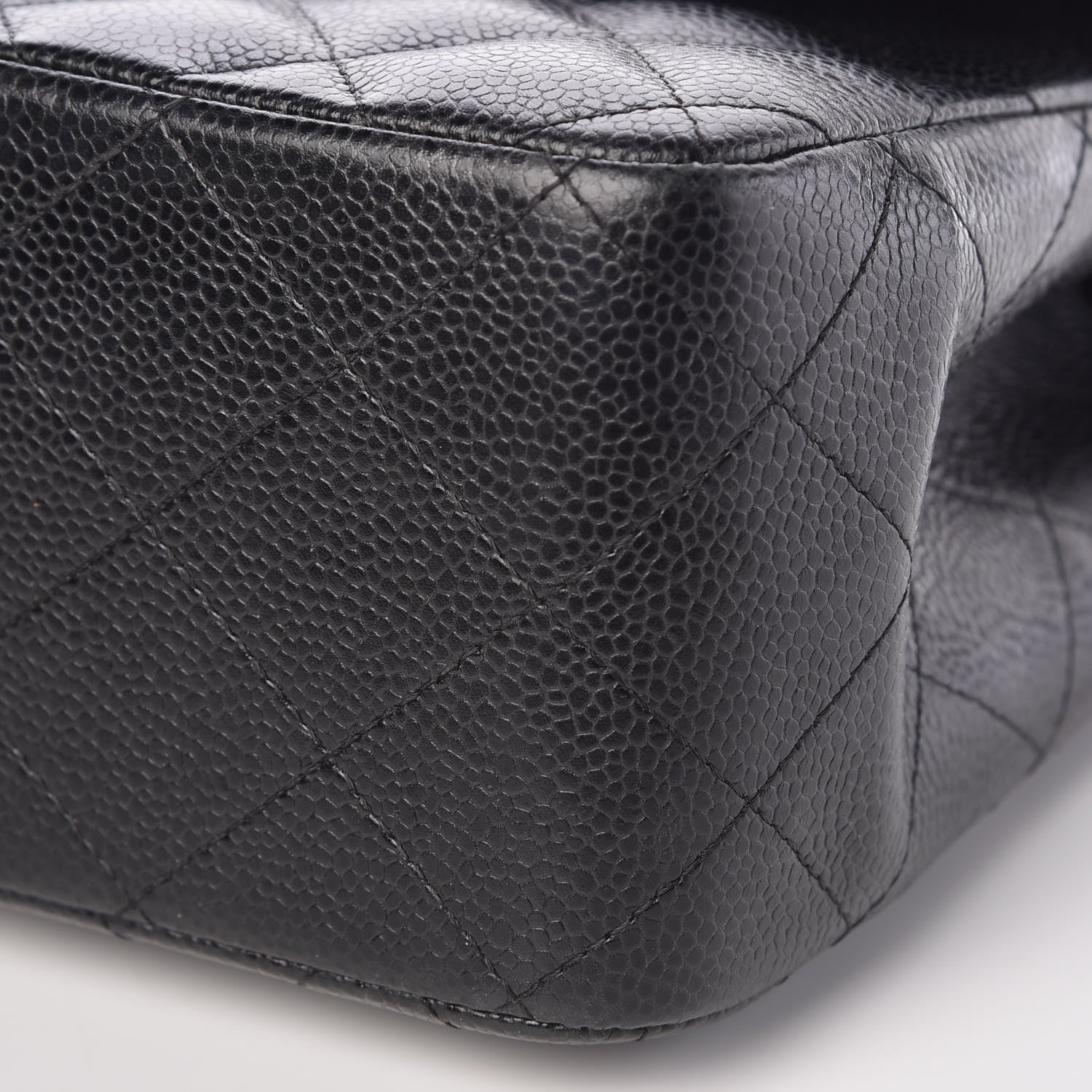 Chanel Caviar Quilted Jumbo Double Flap Black 9 of 9