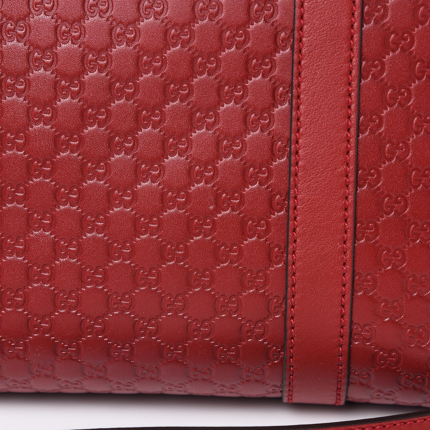 Gucci Soft Microguccissima Medium Zippered Satchel Rosso 10 of 10