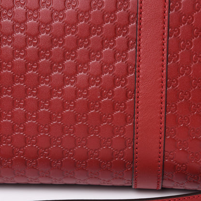 Gucci Soft Microguccissima Medium Zippered Satchel Rosso 10 of 10