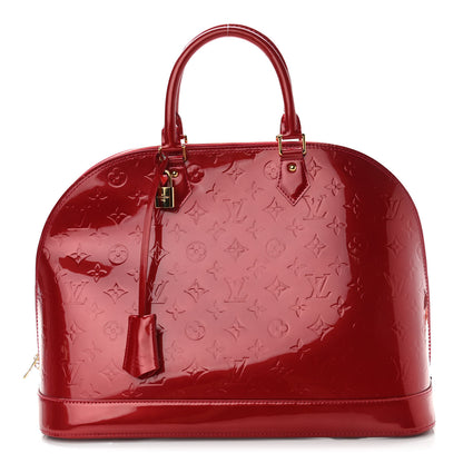Louis Vuitton Vernis Alma MM Pomme D'Amour 1 of 9
