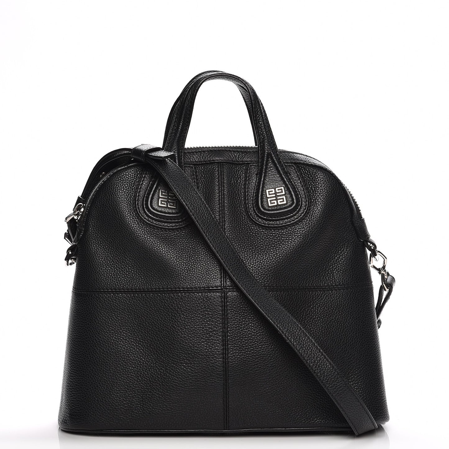 Pebbled Calfskin Medium Palma Nightingale Black