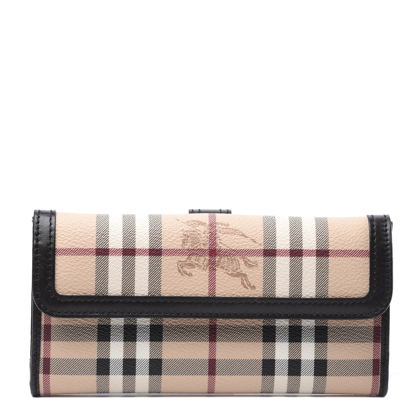 Haymarket Check Continental Wallet Chocolate