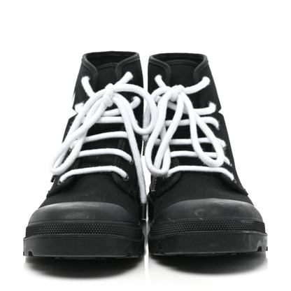 Givenchy Canvas Olympus Star Combat Boots 43 Black 2 of 8