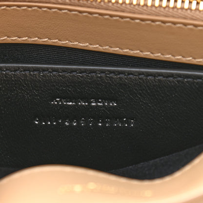 Saint Laurent Calfskin Y Quilted Monogram Small Loulou Chain Satchel Dark Beige 8 of 10