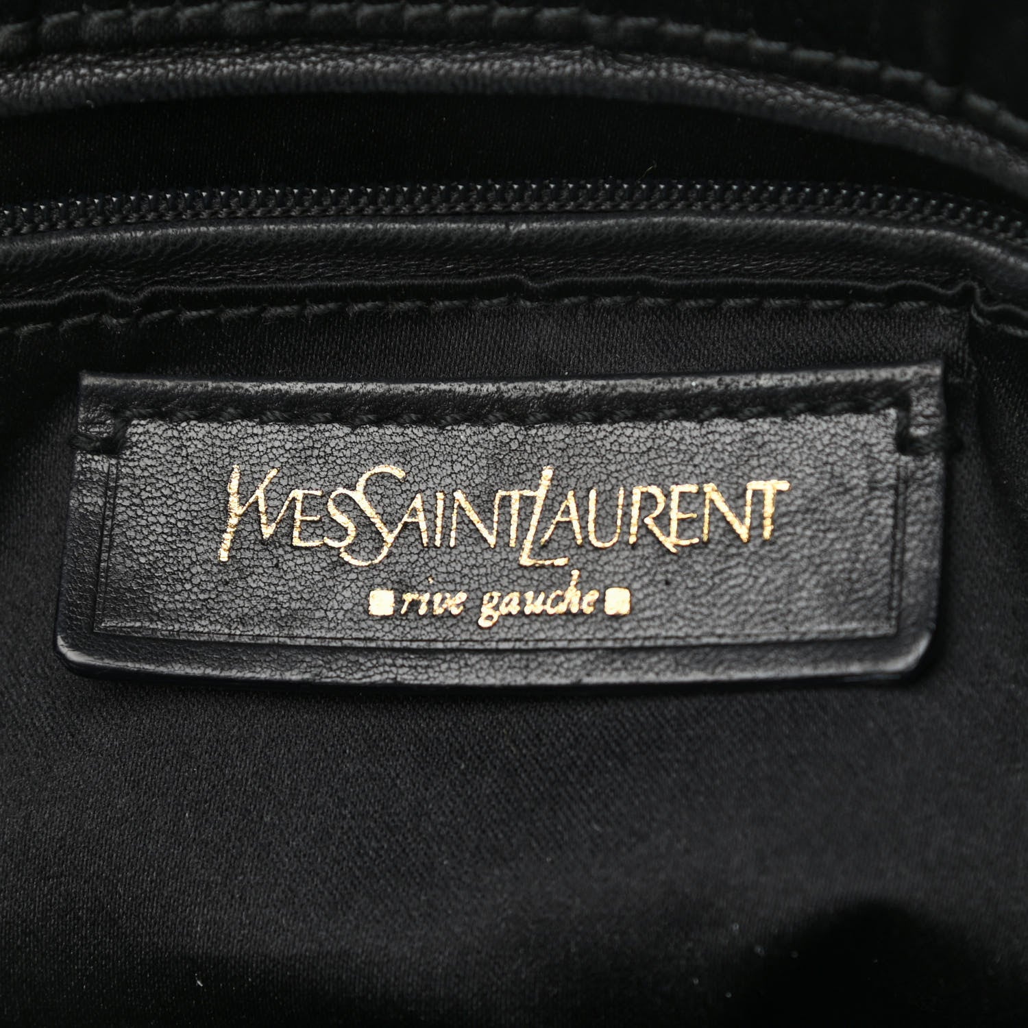 Saint Laurent Crocodile Embossed Patent Large Muse Black 5 of 16