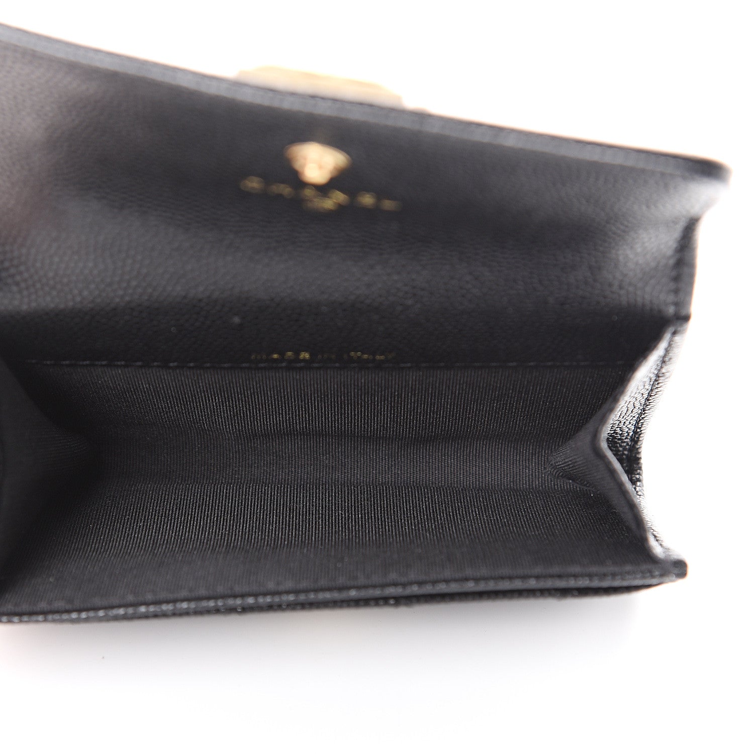 Chanel Caviar Quilted Boy Flap Card Holder Black 4 of 8