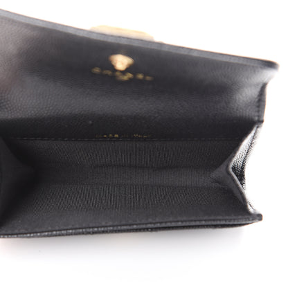 Chanel Caviar Quilted Boy Flap Card Holder Black 4 of 8
