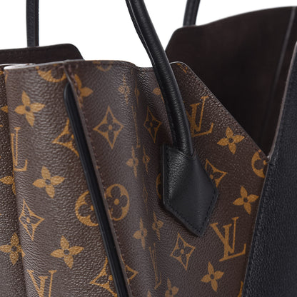 Louis Vuitton Calfskin Monogram Kimono Tote Black 12 of 13