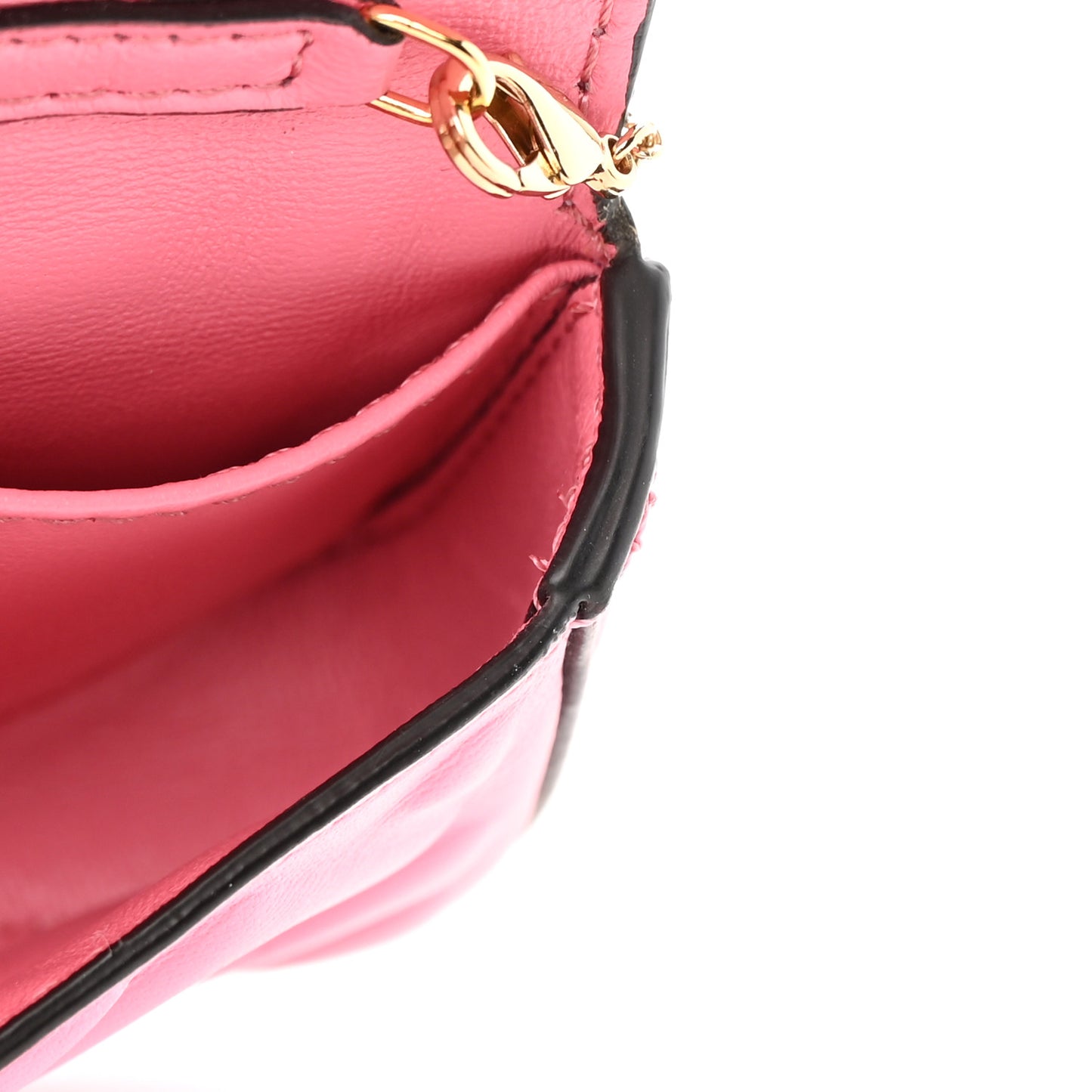 Nappa Matisse FF Embossed Nano Baguette Charm Lollypop