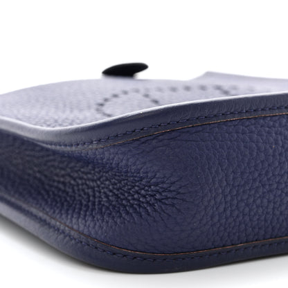 Hermes Taurillon Clemence Amazone Evelyne TPM Bleu Encre 9 of 11