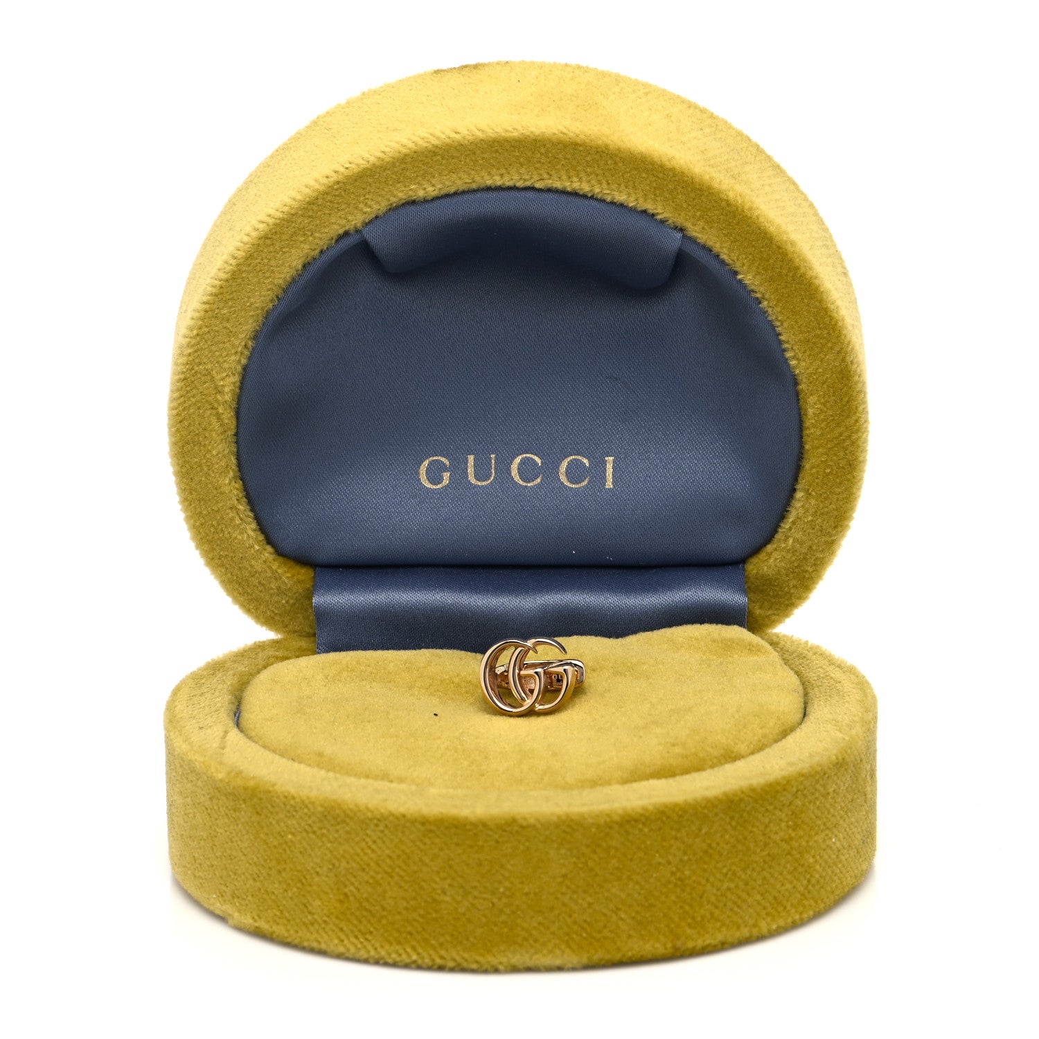 Gucci 18K Yellow Gold Double G Single Ear Cuff Earring 5 of 5