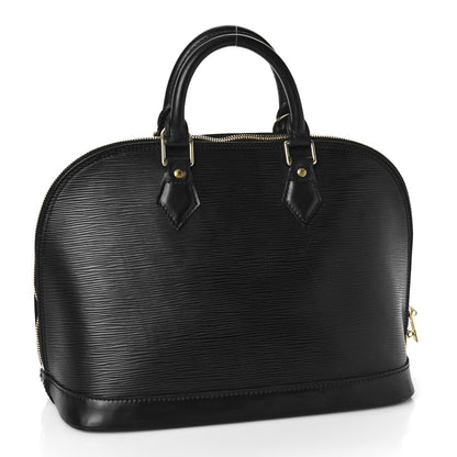 Louis Vuitton Epi Alma PM Black 3 of 9