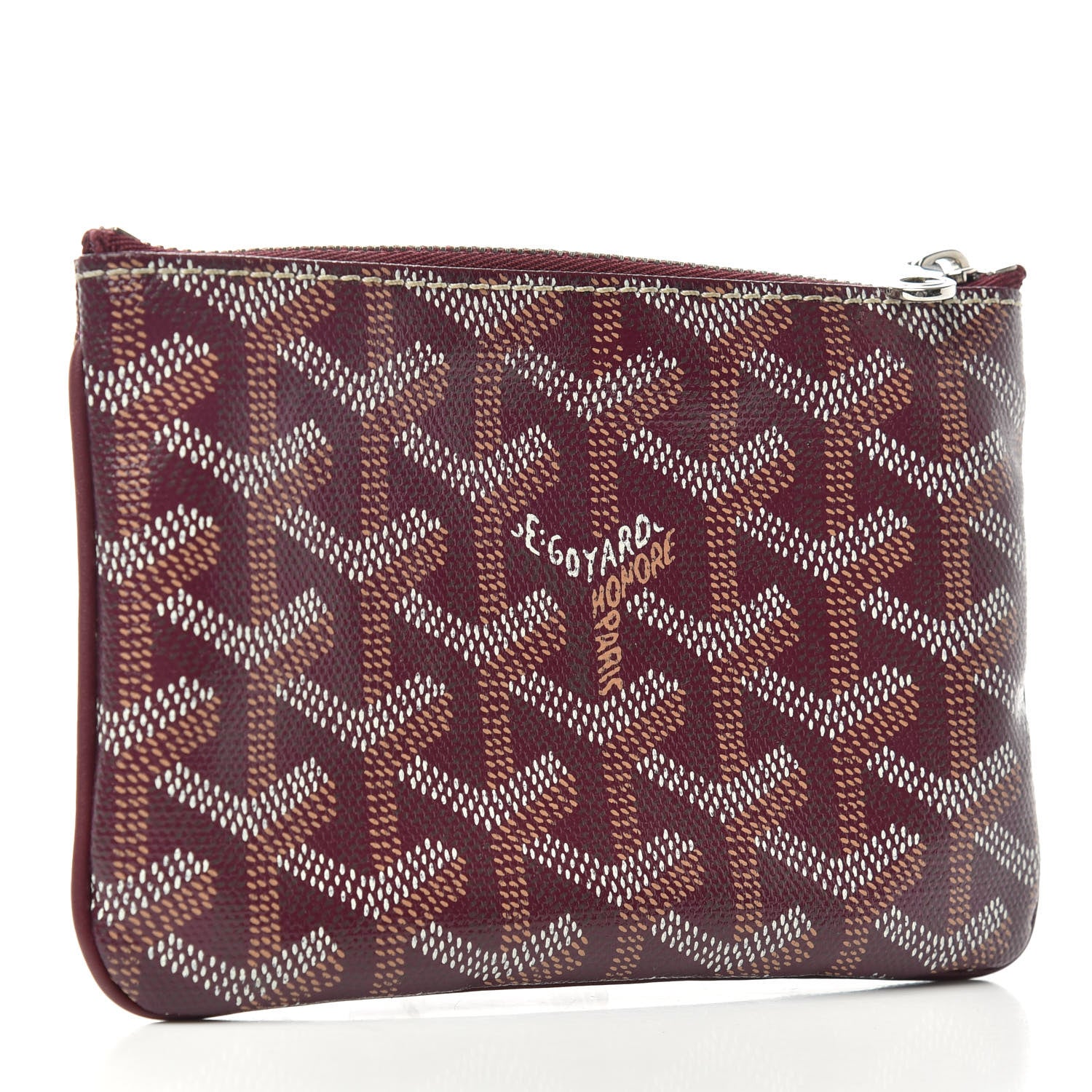 Goyard Goyardine Mini Senat Pochette Burgundy 3 of 5