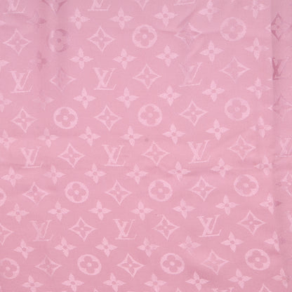 Louis Vuitton Wool Silk Monogram Shawl Rose Petale 4 of 6