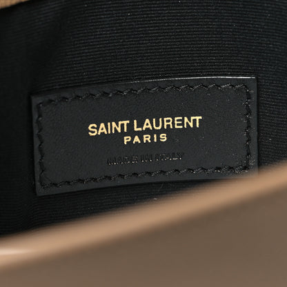 Saint Laurent Grain De Poudre Uptown Pouch Dark Beige 6 of 9