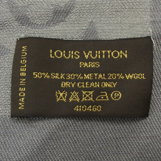 Louis Vuitton Monogram Lurex Shawl Anthracite 6 of 6