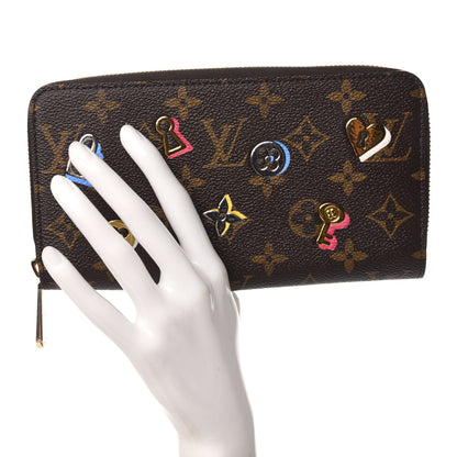 Louis Vuitton Monogram LV Love Lock Zippy Wallet 9 of 9