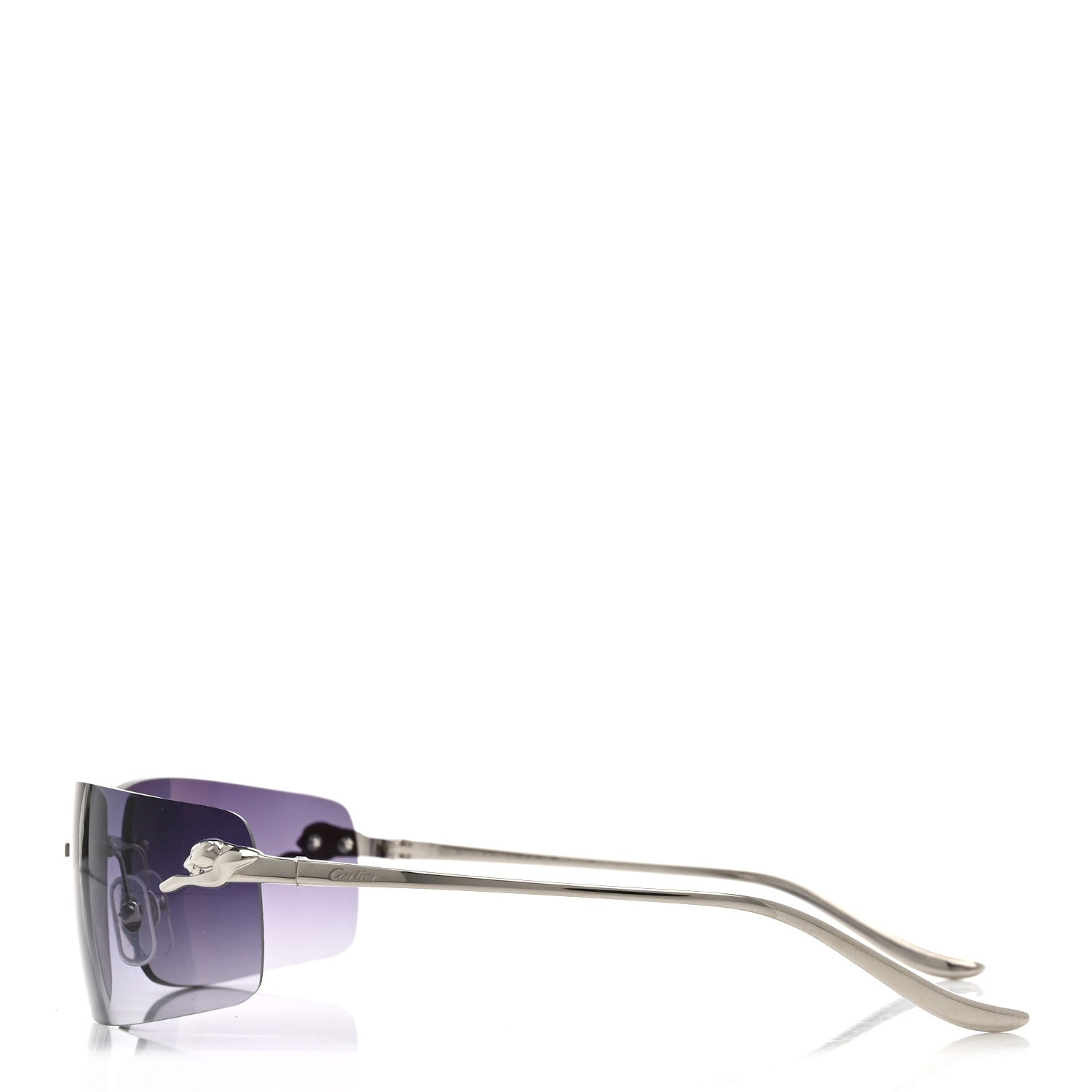 Cartier Panthere De Cartier Sunglasses CT0503S Silver 3 of 7