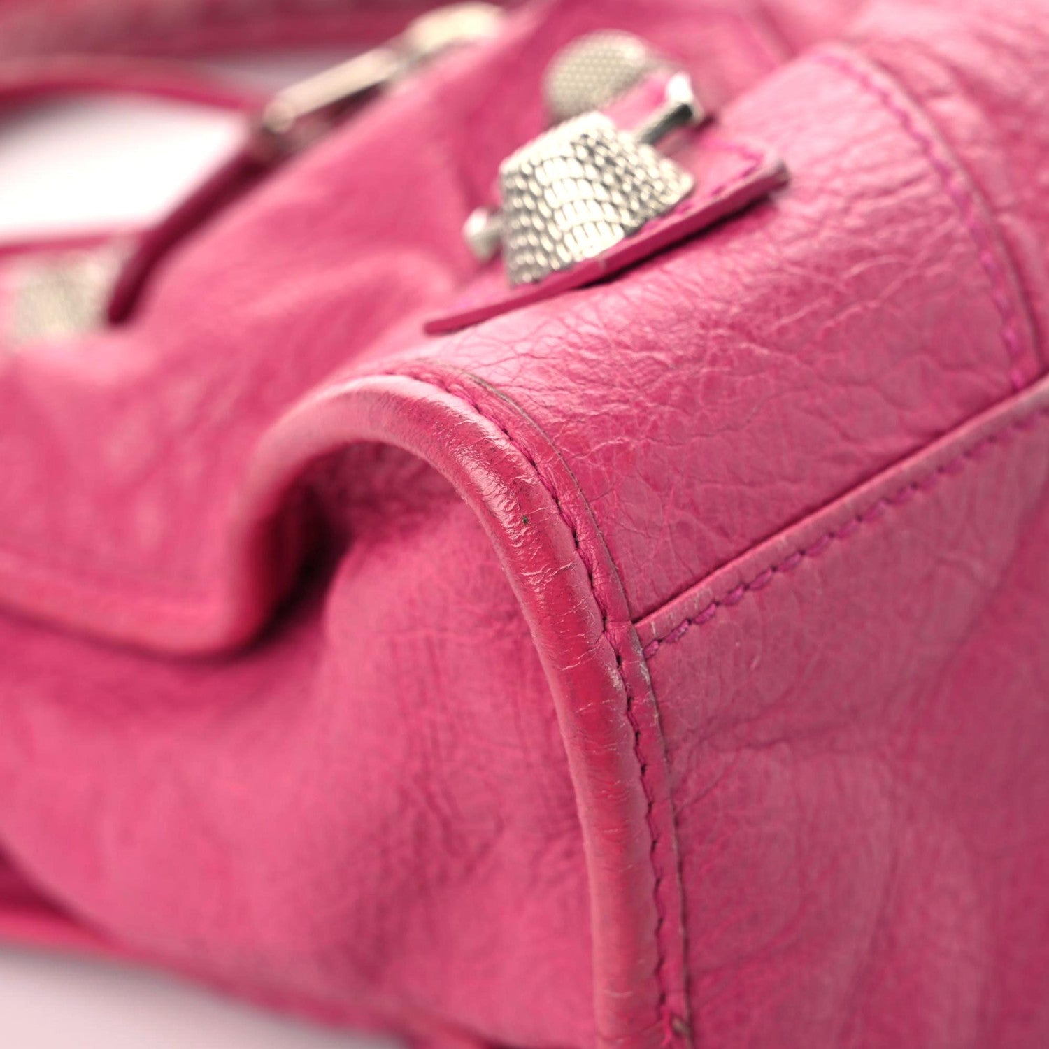 Balenciaga Agneau Giant 21 Silver Hardware City Cyclamen Fucsia 4 of 36